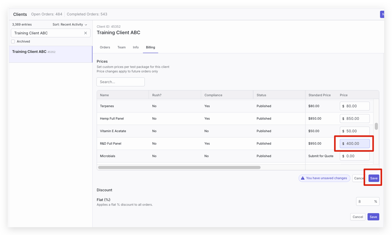 How Do I Set Custom Pricing for Clients?