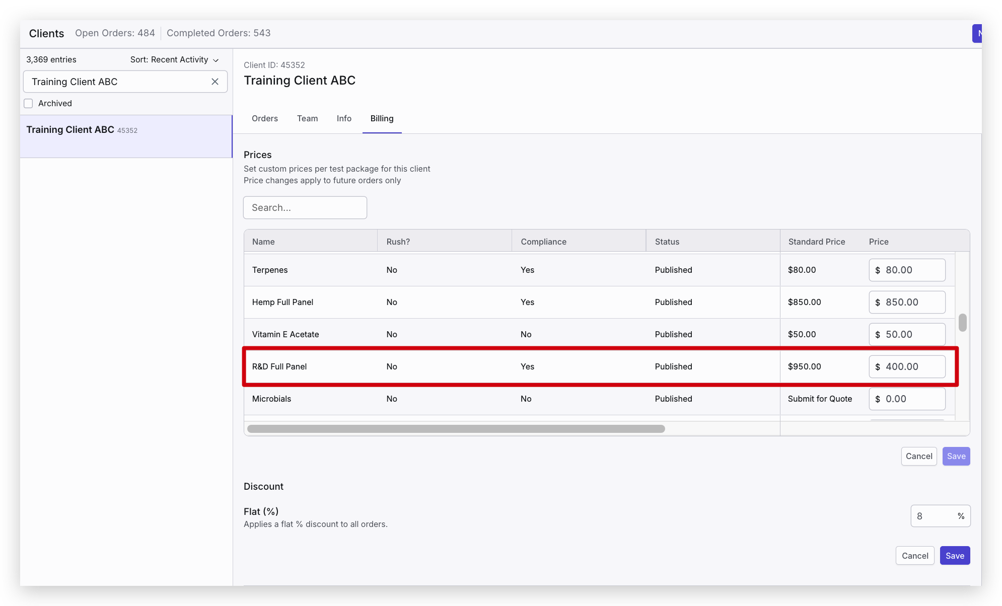 How Do I Set Custom Pricing for Clients?